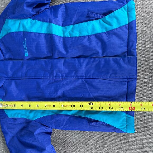 Mountain Warehouse Hooded Winter Jacket Kids 2-3 Blue Casual Outdoor - Picture 9 of 11